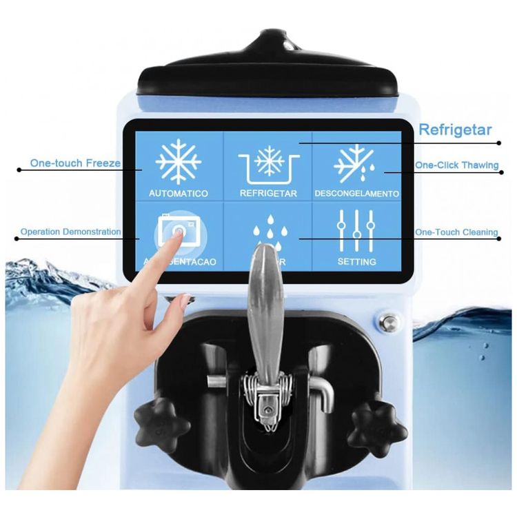 Maquina-de-Sorvete-Profissional-17L-por-Hora-com-1-Bico-e-foto-1