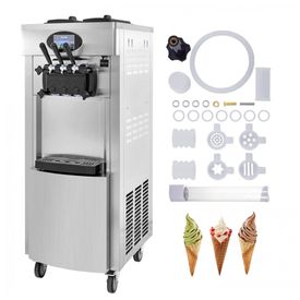 Maquina-de-Sorvete-Profissional-em-Aco-Inoxidavel-28L-por-foto-0