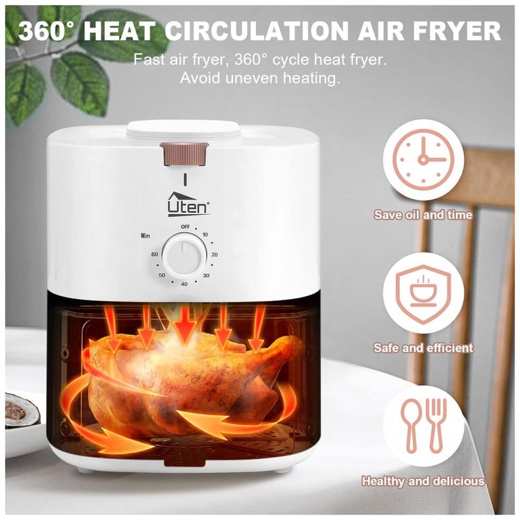 Fritadeira-Eletrica-AirFryer-4L-com-Temperatura-Ajustavel-e-foto-1