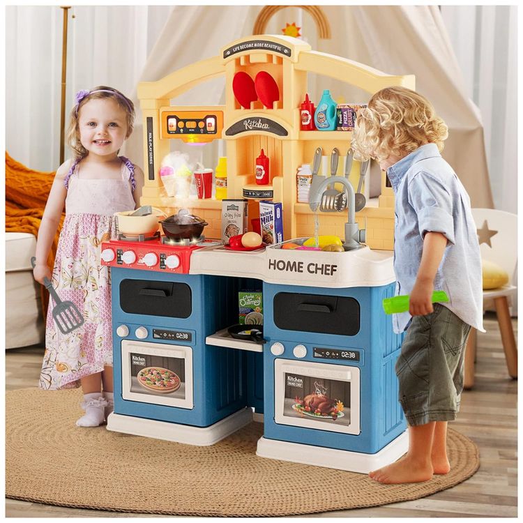 Cozinha-de-Brinquedo-Realista-com-69-Pecas-para-Criancas-de-foto-2