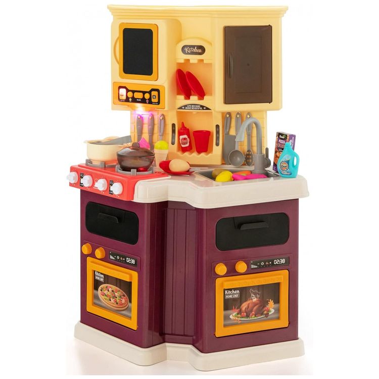 Cozinha-de-Brinquedo-Realista-com-67-Pecas-para-Criancas-de-foto-0