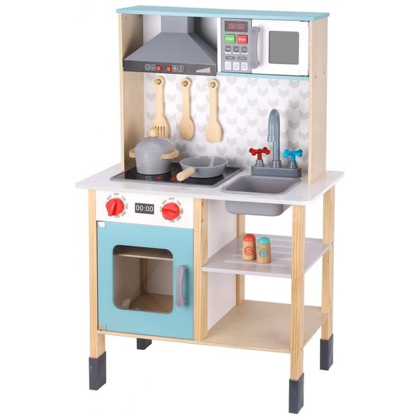 Cozinha-de-Brinquedo-Realista-com-Luzes-e-Sons-em-Madeira-foto-0