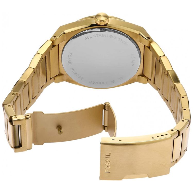 Relogio-Masculino-Analogico-de-Quartzo-com-Pulseira-de-Aco-foto-4