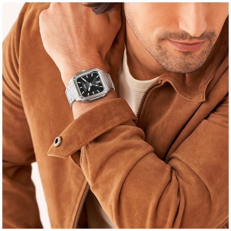 Relogio-Masculino-Analogico-de-Quartzo-com-Pulseira-de-Aco-foto-3