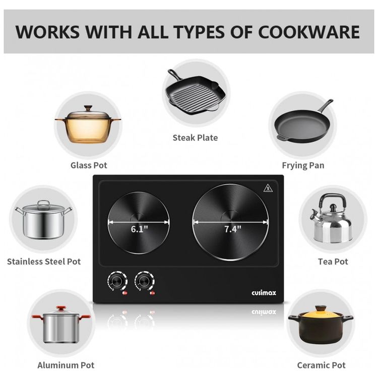 Cooktop-Eletrico-de-Bancada-com-2-Queimadores-e-Controle-de-foto-1