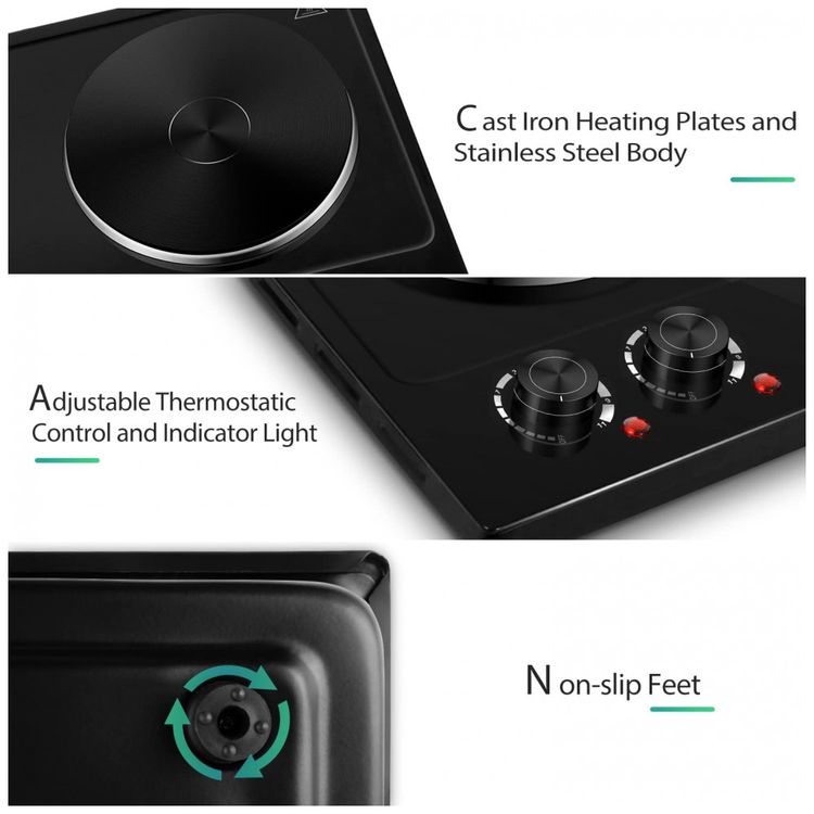 Cooktop-Eletrico-de-Bancada-com-2-Queimadores-e-Controle-de-foto-2
