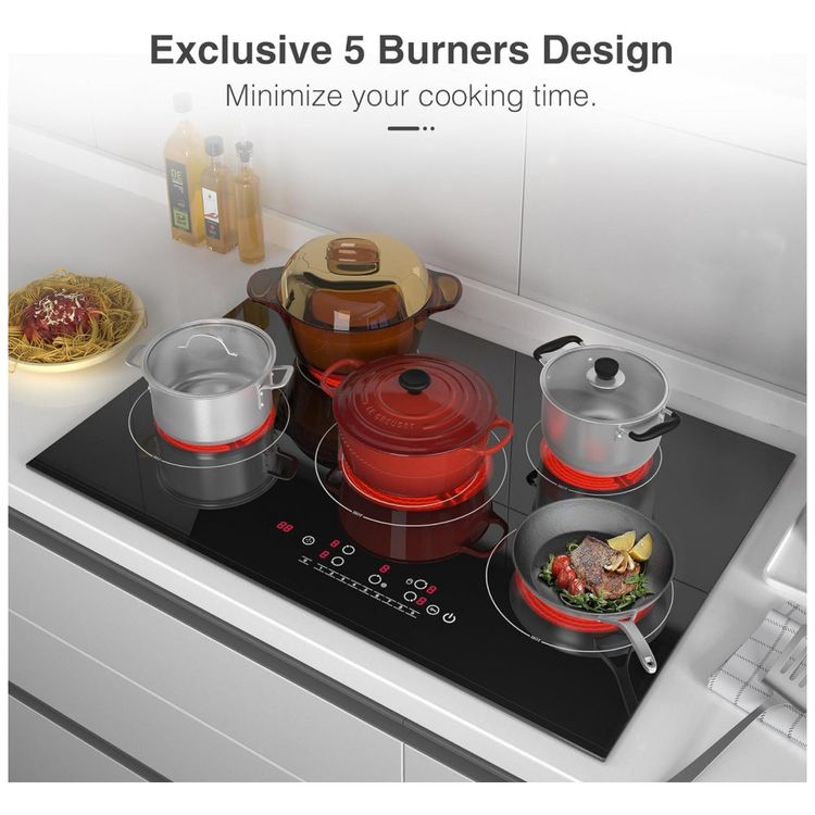 Cooktop-Eletrico-de-Embutir-com-5-Queimadores-de-Inducao-e-9-foto-3