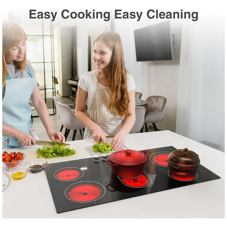 Cooktop-Eletrico-de-Embutir-por-Inducao-com-5-Queimadores-foto-2