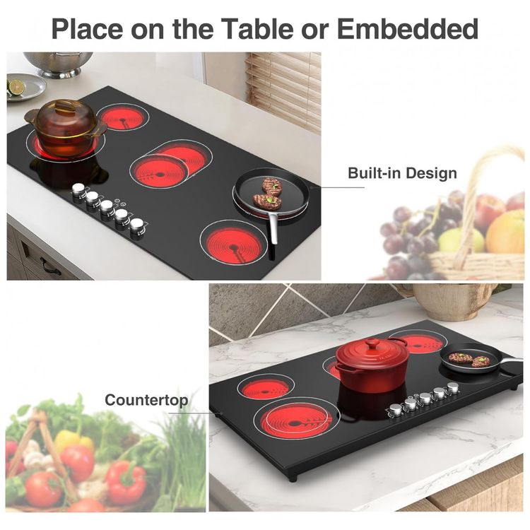 Cooktop-Eletrico-de-Embutir-por-Inducao-com-5-Queimadores-foto-3