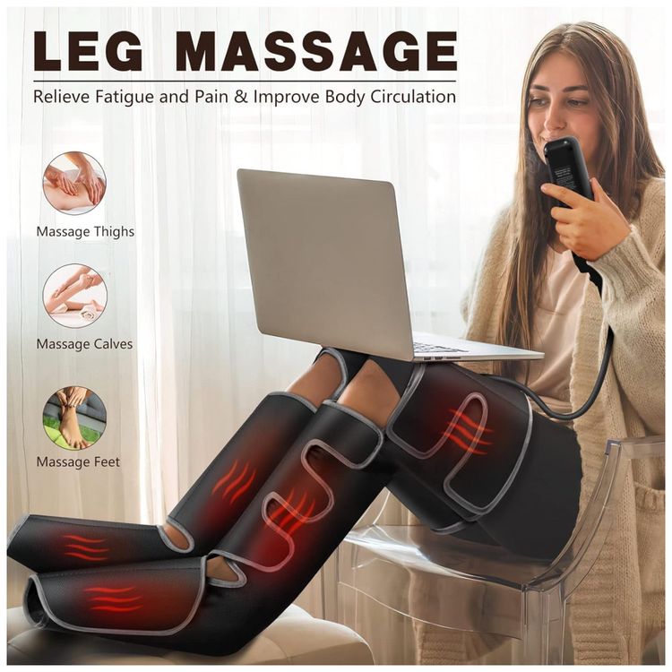 Massageador-Eletrico-de-Compressao-para-Pernas-e-Pes-3-Modos-foto-1