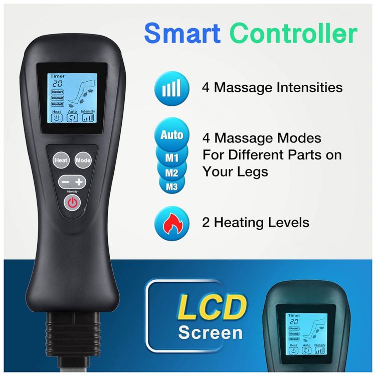 Massageador-Eletrico-de-Compressao-para-Pernas-e-Pes-4-Modos-foto-4