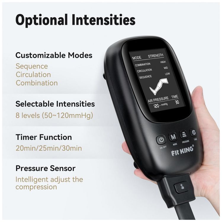 Massageador-Eletrico-de-Compressao-para-Pernas-e-Pes-3-Modos-foto-3