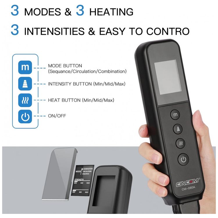 Massageador-Eletrico-de-Compressao-para-Pernas-e-Pes-3-Modos-foto-4