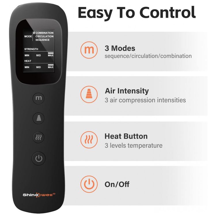 Massageador-Eletrico-de-Compressao-para-Pernas-e-Pes-3-Modos-foto-4