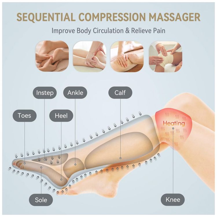 Massageador-Eletrico-de-Compressao-para-Pernas-e-Pes-3-Modos-foto-4