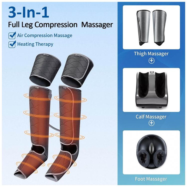 Massageador-Eletrico-de-Compressao-para-Pernas-e-Pes-4-Modos-foto-1
