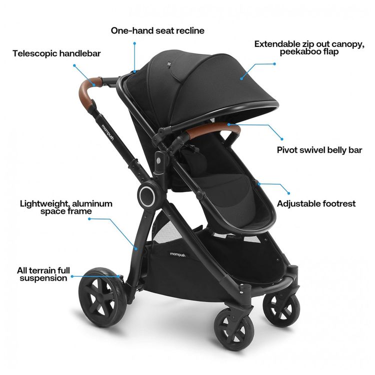 Carrinho-de-Bebe-com-Berco-Portatil-Removivel-e-Assento-foto-1