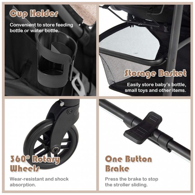 Carrinho-de-Bebe-2-em-1-com-Suspensao-e-Porta-Copos-Baby-foto-3