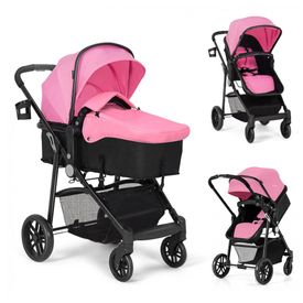 Carrinho-de-Bebe-2-em-1-com-Suspensao-e-Porta-Copos-Baby-foto-0
