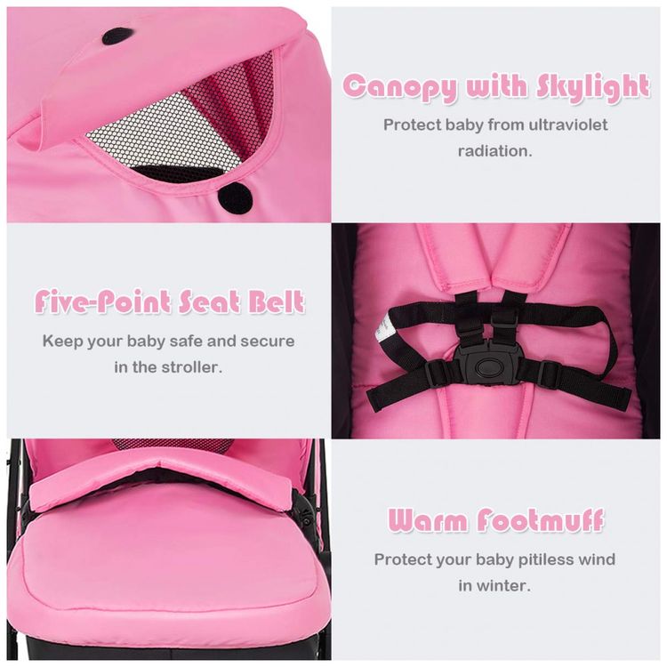 Carrinho-de-Bebe-2-em-1-com-Suspensao-e-Porta-Copos-Baby-foto-4