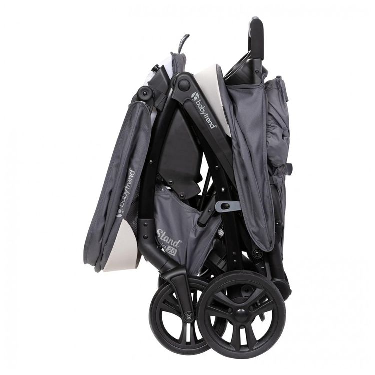 Carrinho-de-Bebe-Duplo-com-Porta-Copos-Baby-Trend-Cinza-foto-3