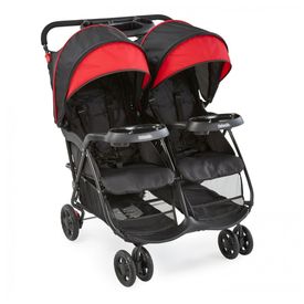 Carrinho-de-Bebe-Duplo-com-Assentos-Reclinaveis-e-Bandejas-foto-0