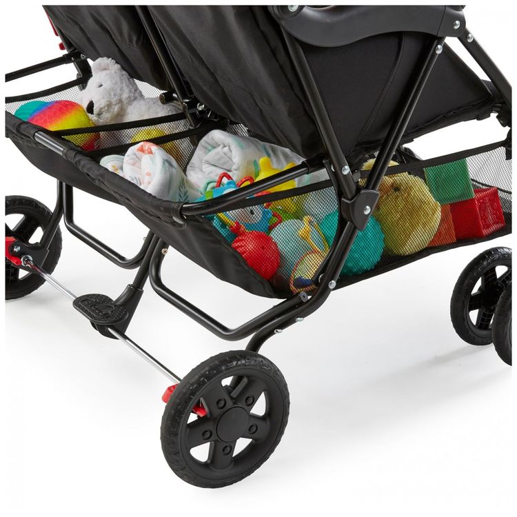 Carrinho-de-Bebe-Duplo-com-Assentos-Reclinaveis-e-Bandejas-foto-5