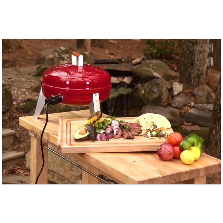 Churrasqueira-Grill-Eletrica-110V-1500W-MECO-Vermelha-foto-1
