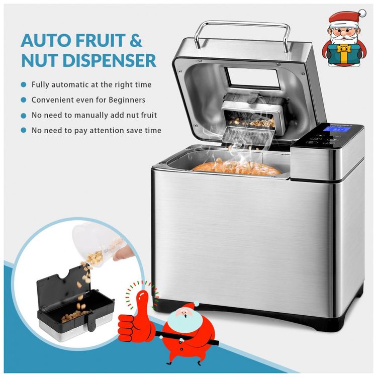 Panificadora-Automatica-17-em-1-com-Dispensador-de-Frutas-foto-4