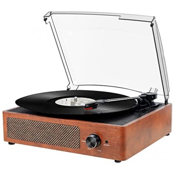 Toca-Discos-Retro-3-Velocidades-com-Bluetooth-e-Alto-foto-0