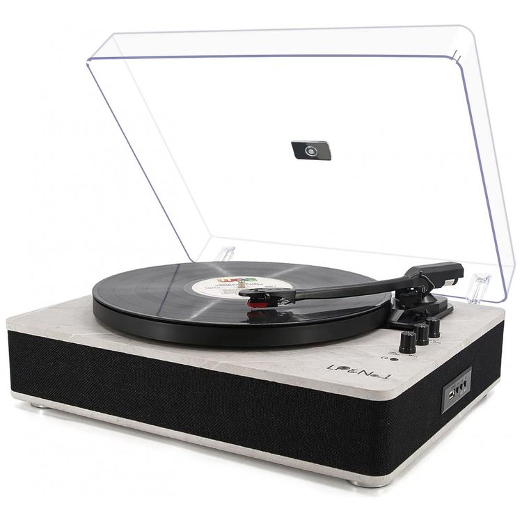 Toca-Discos-Retro-com-3-Velocidades-e-Alto-Falantes-Estereo-foto-0