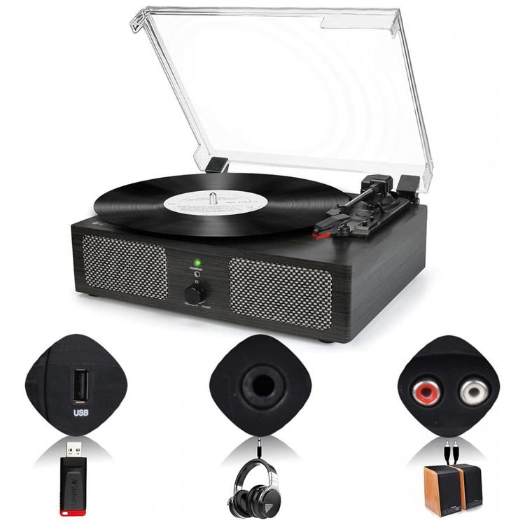 Toca-Discos-3-Velocidades-com-Alto-Falantes-Embutidos-e-USB-foto-3