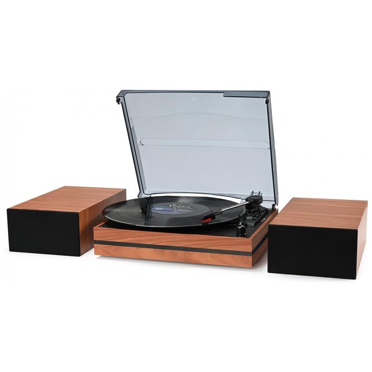 Toca-Discos-Retro-com-3-Velocidades-e-Alto-Falantes-Estereo-foto-0