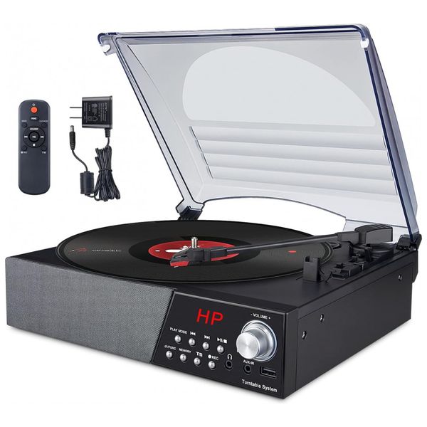 Toca-Discos-Retro-3-Velocidades-com-Bluetooth-e-Alto-foto-0