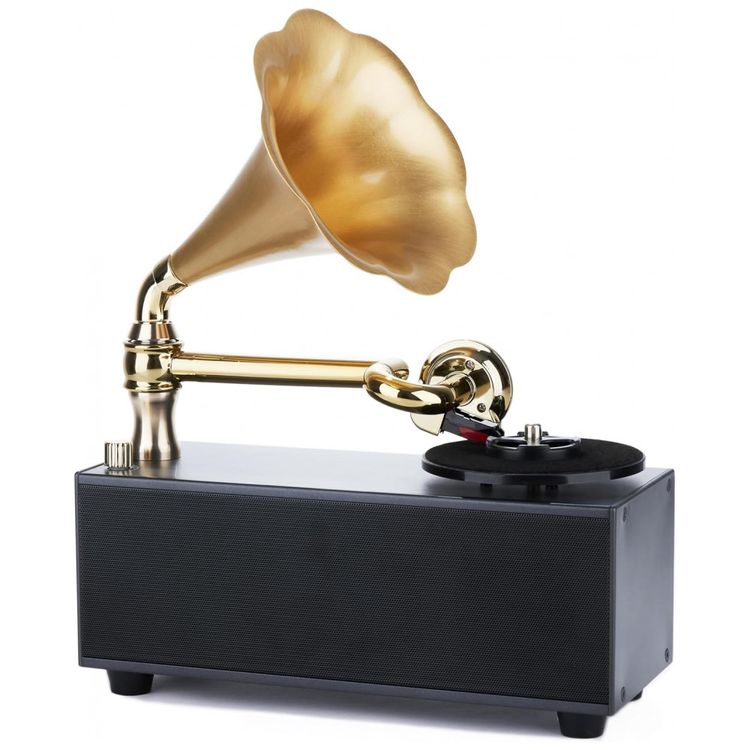 Gramofone-Toca-Discos-Retro-com-Bluetooth-USB-e-Plataforma-foto-1