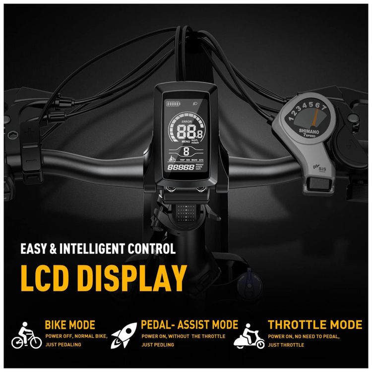 Bicicleta-Eletrica-Dobravel-para-Adultos-7-Velocidades-ate-foto-2