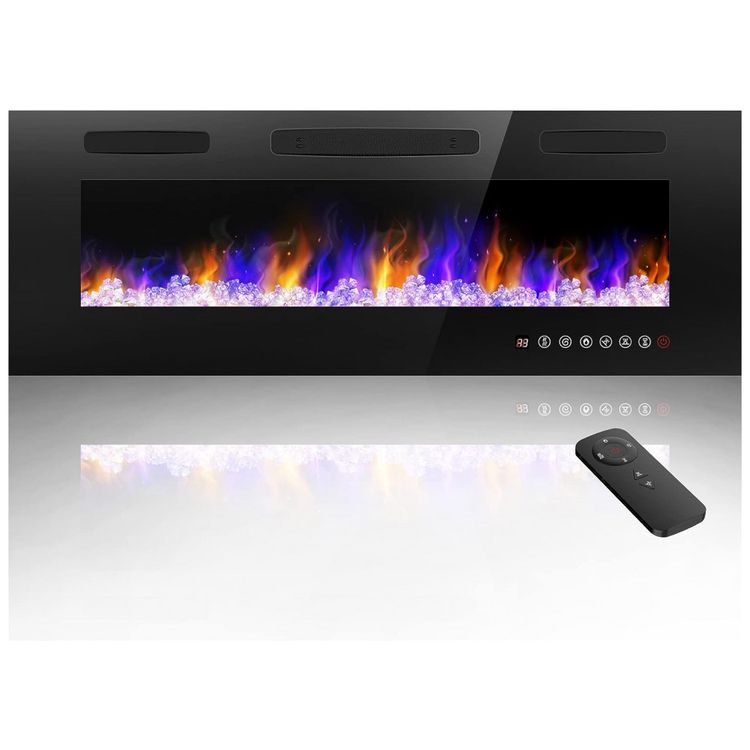 Lareira-Eletrica-de-Embutir-A45x91L-com-Controle-Remoto-e-foto-0