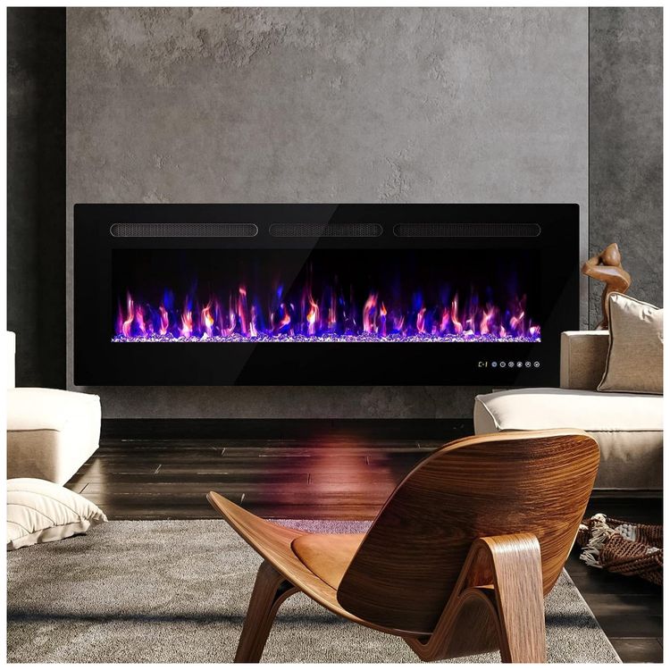 Lareira-Eletrica-de-Embutir-A45x152L-com-Controle-Remoto-e-foto-1