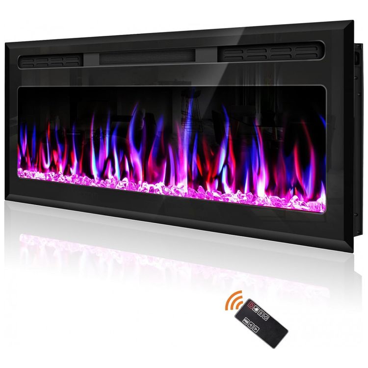 Lareira-Eletrica-de-Embutir-A43x109L-com-Controle-Remoto-e-foto-0