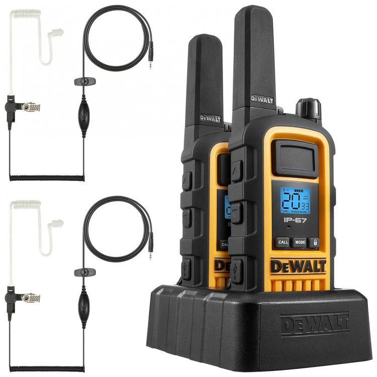 Kit-2-Radio-Walkie-Talkie-2W-Bidirecionais-com-2-Fones-de-foto-0
