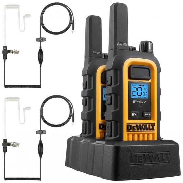 Kit-2-Radio-Walkie-Talkie-1W-Bidirecionais-com-2-Fones-de-foto-0