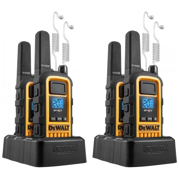Kit-2-Radio-Walkie-Talkie-2W-a-Prova-dAgua-Longo-Alcance-e-foto-0