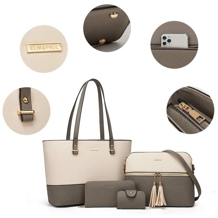 Conjunto-de-Bolsas-Femininas-em-Couro-Sintetico-4-Pecas-com-foto-2