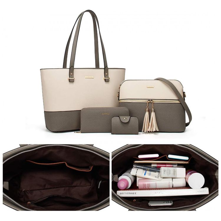 Conjunto-de-Bolsas-Femininas-em-Couro-Sintetico-4-Pecas-com-foto-4