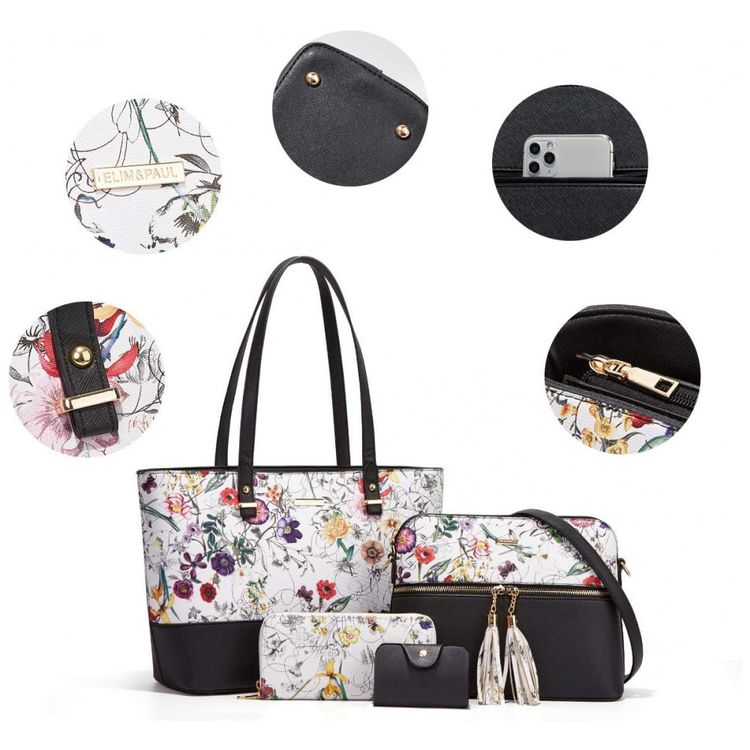 Conjunto-de-Bolsas-Femininas-em-Couro-Sintetico-4-Pecas-com-foto-3