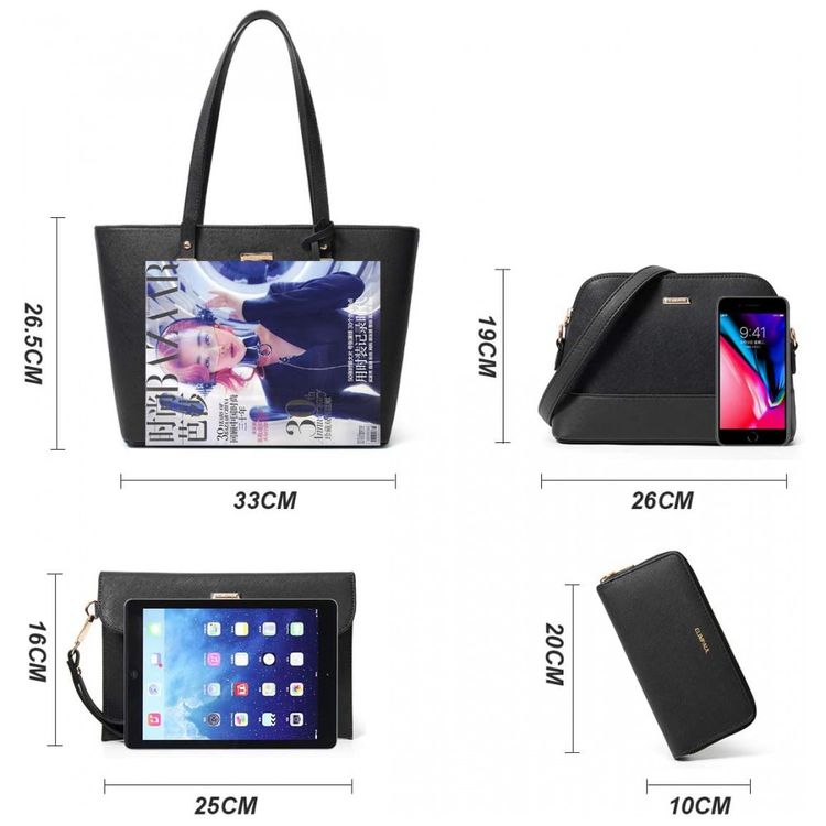 Conjunto-de-Bolsas-Femininas-em-Couro-Sintetico-4-Pecas-com-foto-4