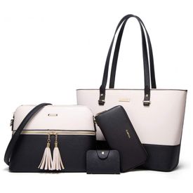 Conjunto-de-Bolsas-Femininas-em-Couro-Sintetico-4-Pecas-com-foto-0