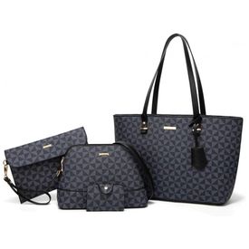 Conjunto-de-Bolsas-Femininas-em-Couro-Sintetico-4-Pecas-com-foto-0
