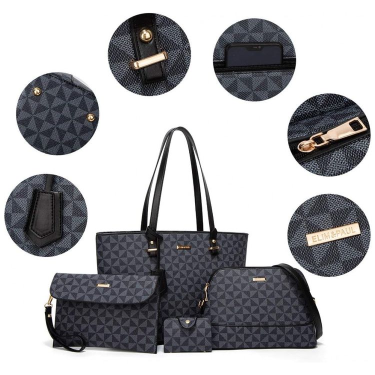 Conjunto-de-Bolsas-Femininas-em-Couro-Sintetico-4-Pecas-com-foto-2