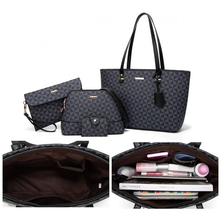 Conjunto-de-Bolsas-Femininas-em-Couro-Sintetico-4-Pecas-com-foto-4